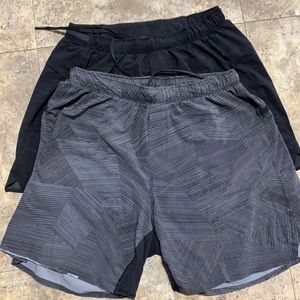 Lululemon 2 surge short liner less